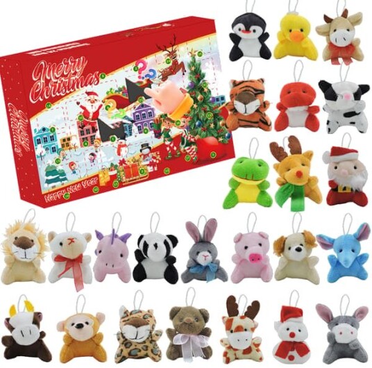 Adventskalender med 24 overraskelsesgaver til barn [YJD]