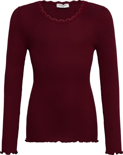 Rosemunde Genser Rib RkBalta Lace Tawny Port Rosemunde 12 år 152 Genser Rød