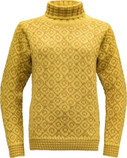Devold  Svalbard Sweater High Neck Herre, 053A CYBER/ARROWWOOD, M