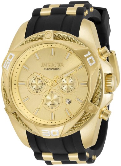 Invicta Herreklokke 34142 Bolt Gull/Gulltonet stål Ø50 mm Invicta Herreklokke 34142 Bolt Gull/Gulltonet stål Ø50 mm