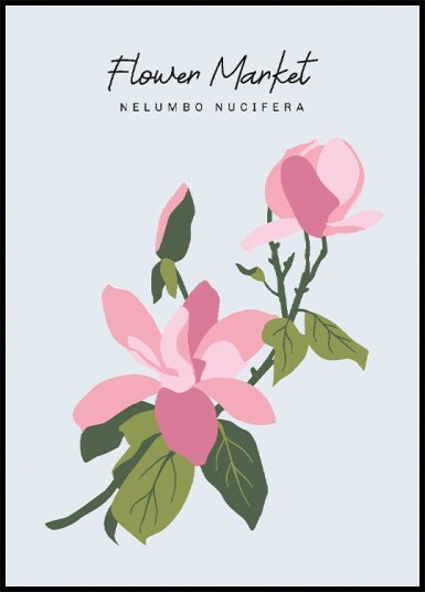 Flower Market 702 Plakat Plakat / 100x150cm