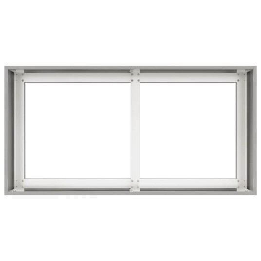 vidaXL Plantekasse 40x40x80 cm rustfritt stål
