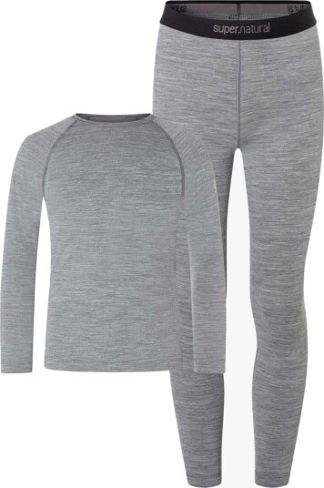 Super.natural Tundra Superundertøy Merinomiks Cashmere Grey Melange 116 Super.natural Tundra Superundertøy Merinomiks Cashmere Grey Melange 116