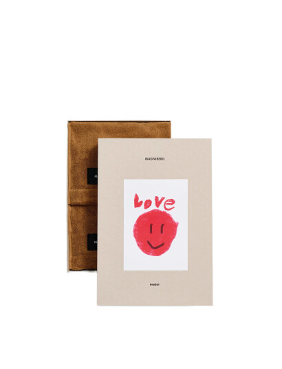 MAGNIBERG Giftbox - 2-Piece Hand Towel Set - Brown - 80X50CM MAGNIBERG Giftbox - 2-Piece Hand Towel Set - Brown - 80X50CM