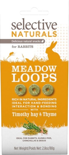 Science Selective Naturals Meadow Loops for Kaniner 80g