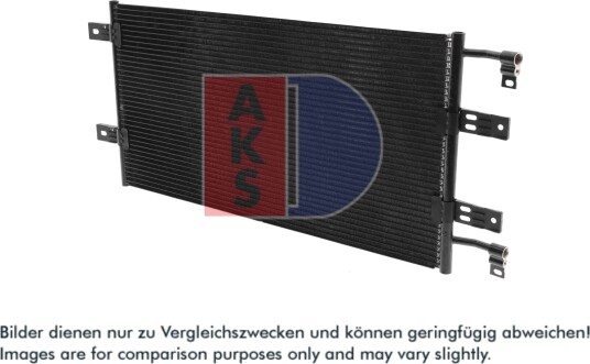 Kondensator, klimaanlegg AKS DASIS 182022N Kondensator, klimaanlegg AKS DASIS 182022N