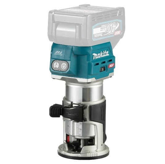 Makita RT001GZ04 Overfres 40V 8mm Naken Makita RT001GZ04 Overfres 40V 8mm Naken