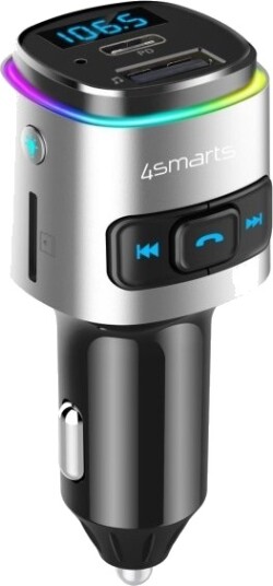 4Smarts 456201 Am,Fm Cigartenner/Lighter Lydstrømming Handsfree Samtaler Usb Type A Bluetooth Microsd Transflash