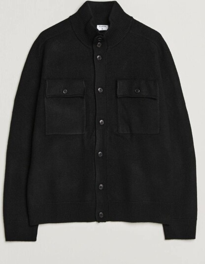 Filippa K Wool Knitted Cardigan Black