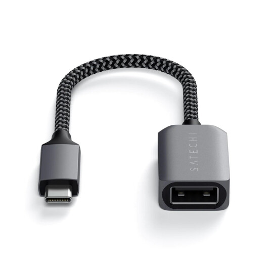 Satechi USB-C til USB-A 3.0 Adapter Grå