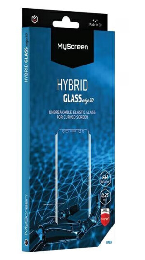 Ms Hybridglass Edge 3D Iphone 7/8 Hvit/Hvit Hybridglass