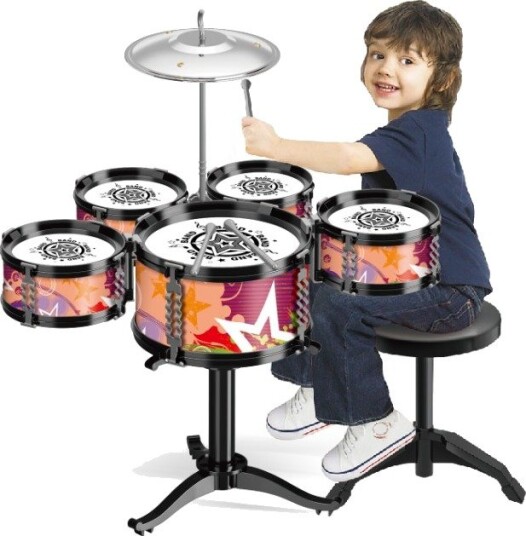 Trommesett Til Barn Krakk Er Inkludert