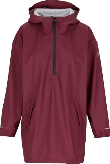 Twentyfour Regnjakke Mode PU Poncho W Rød