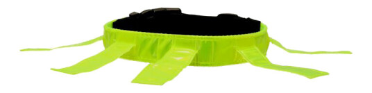 Reflexhalsband Med Flärpar Gul L 52-62Cm Reflexhalsband Med Flärpar Gul L 52-62Cm
