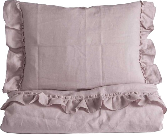 NG Baby dynetrekk Crib Volang Rose