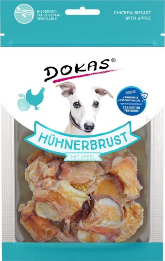 Dokas Tyggesnack Med Og Eple Kylling 3 X 70 G Dokas Tyggesnack Med Og Eple Kylling 3 X 70 G