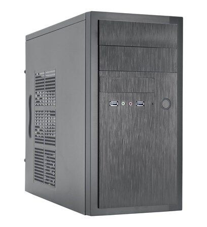 Chieftec Elox HT-01B Mini Tower Kabinett - Svart - Micro-ATX