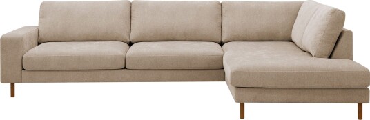 Scandi Dyp 4 seters sofa med sjeselong høyre i stoff Scandi Dyp 4 seters sofa med sjeselong høyre i stoff