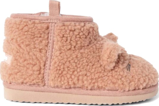 Liewood Alban Cat Pile Boot Slipper Pink 29