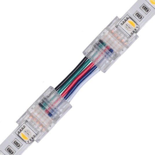 Slim Samler med ledning til LED strip   10mm RGBW IP20 5V 24V