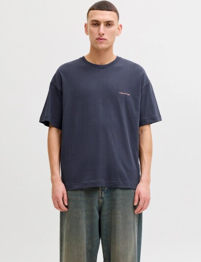 Jack & Jones Jormontauk Back Graphic Tee Sscn Ea26 Sn Navy XL