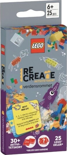 Lego Recreate Aktivitetskort Verdensrommet
