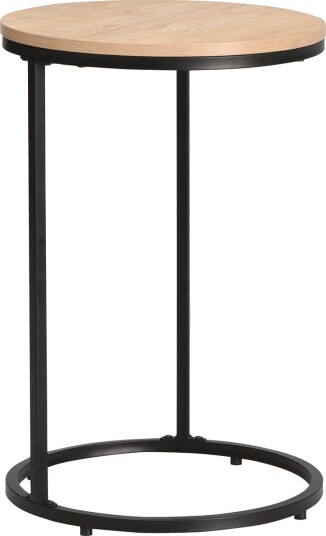 Sidebord HOME4YOU Hedvig D40x60 cm Ask/Svart - Ask/svart
