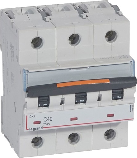 Legrand DX3 MCB automatsikring C40 3P 4.5M 25kA