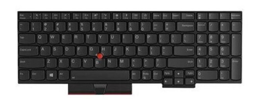 Lenovo Chicony - Brbart tastatur - til utskifting - Tysk - Svart