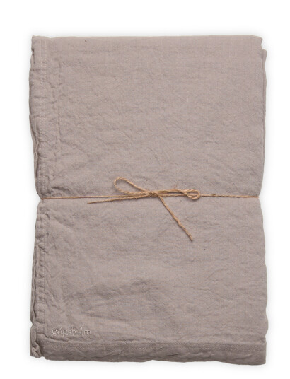 Gripsholm Table Cloth Linen Blend White 145X250 Grey 145X250CM Gripsholm Table Cloth Linen Blend White 145X250 Grey 145X250CM