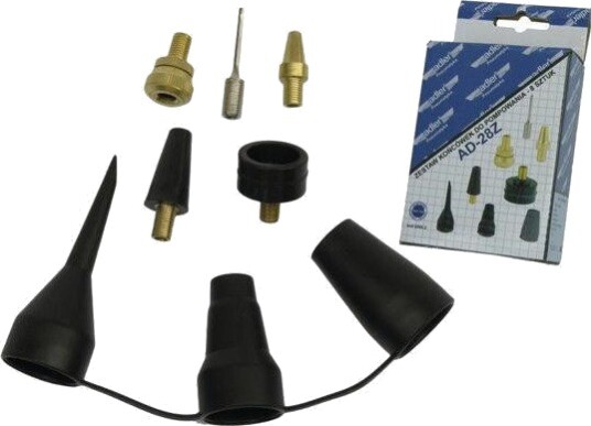 Adler Tools AD-28Z pumpespisser og adaptere - 8 stk Adler Tools AD-28Z pumpespisser og adaptere - 8 stk