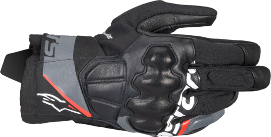 Alpinestars MC-Hansker Corozal V3 Drystar Svart-Deep Grå-Rød Fluo Alpinestars MC-Hansker Corozal V3 Drystar Svart-Deep Grå-Rød Fluo