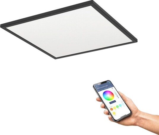 Eglo Connect Z Rovito Z Taklampe   50X50 Cm   Svart