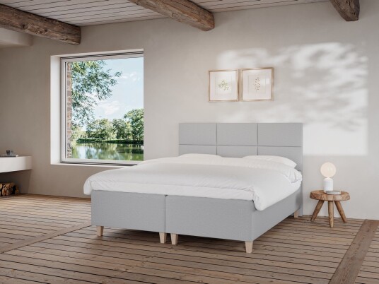 Nordic Dream Freja Fjord 160x200 Lysegrå