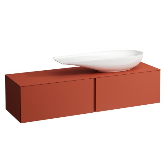 ILBAGNOALESSI Servantskap 1600 160x50 cm 2 skuffer Terracotta