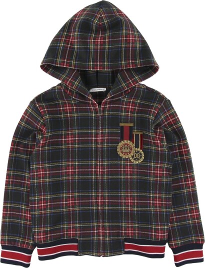 Dolce & Gabbana Cardigan   Flerfarget m. Rute   Dolce & Gabbana   8 år 128   Cardigan Rød Svart