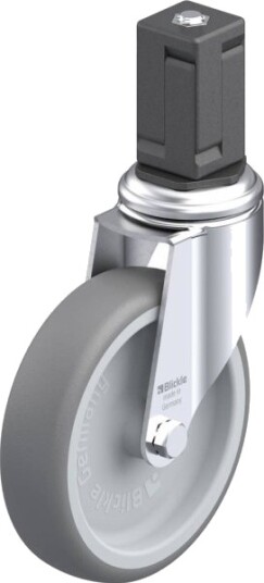 Blickle 847901 Lkra-Tpa 126G-11-Ev17 Styrehjul, Hjul Ø125 Mm, Maks. 120 Kg
