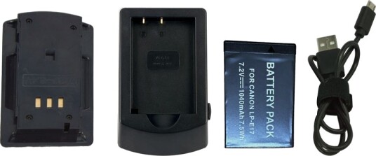 Batteri og lader til Canon EOS 200D