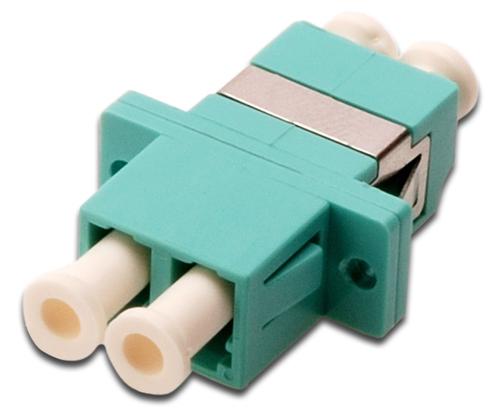 Digitus FO Coupler Duplex LC to LC MM OM3 Aqua