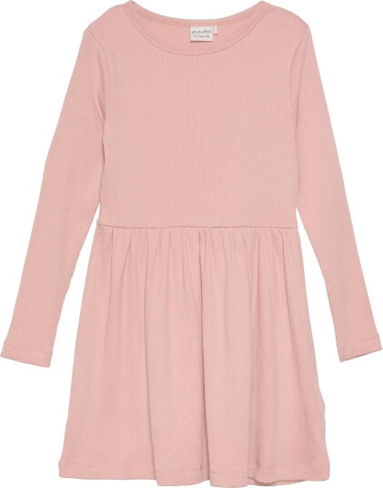 Minymo Kjole   Rib   Misty Rose   Minymo   3 år 98   Kjole   Rosa