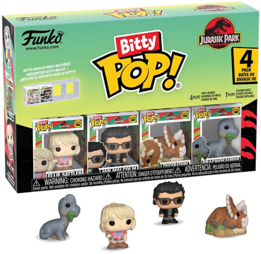 Funko Bitty POP!: Jurassic Park Triceratops 4Pack
