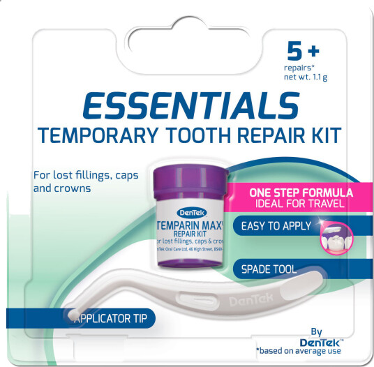 Tannsett Dentek Essentials Reapir Kit Midlertidig tannfylling