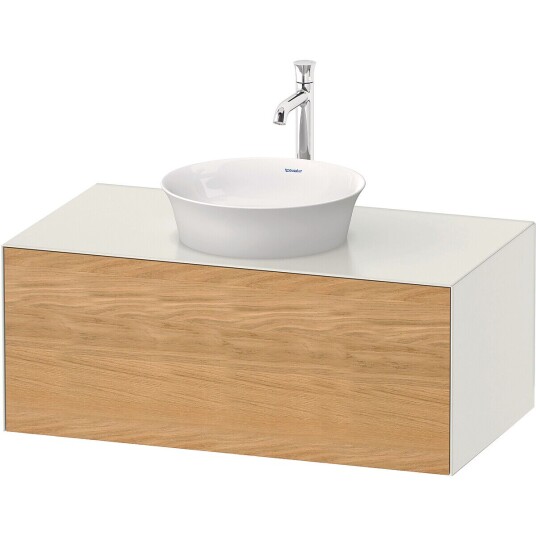 Duravit White Tulip Servantskap 1 skuff 100x55x40,8 cm Eik/Hvit Matt