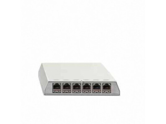 Rutenbeck Pp-Cat.6A Iso-6 Ap Rw Patch Panel Skjermet Overflatemonterbar Egnet For Veggmontering Stasjonær Din-Skinne Monterbar Rj-45 X 6 Pure White Ral 9010 Rutenbeck Pp-Cat.6A Iso-6 Ap Rw Patch Panel Skjermet Overflatemonterbar Egnet For Veggmontering Stasjonær Din-Skinne Monterbar Rj-45 X 6 Pure White Ral 9010