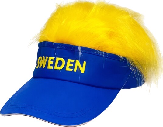 Netshirt Kaps med Hår Sweden One size 71935-C