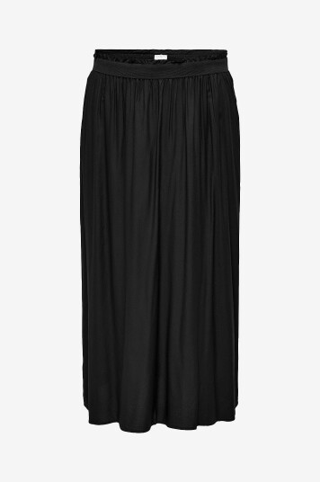 Only Carmakoma Maxi skjørt carVenedig Life Long Skirt Svart