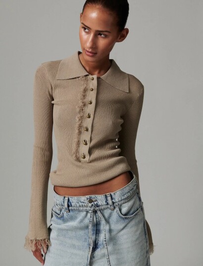 Day Birger et Mikkelsen Blanche Cotton Base Brown L