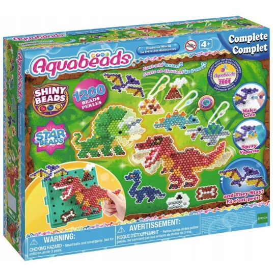 Aquabeads Perlesett 1200 Perler Dinosaur World