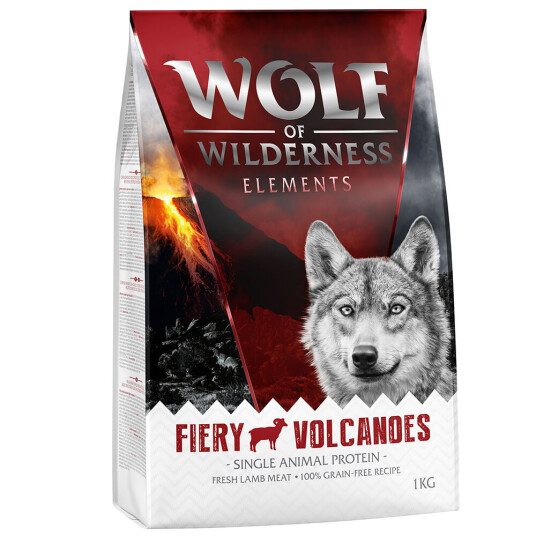 Wolf Of Wilderness 1 kg Tørrfôr Til Prøvepris! Fiery Volcanoes Lam (Monoprotein)