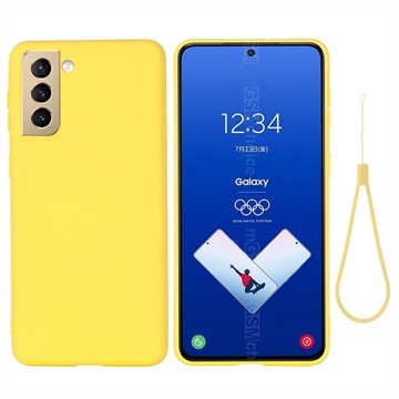 Samsung Galaxy S21 FE 5G Liquid Silikondeksel Gul
